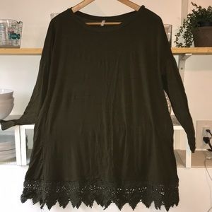 Pink Blush Olive Shirt / Top